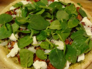 Spinach pizza Recipe