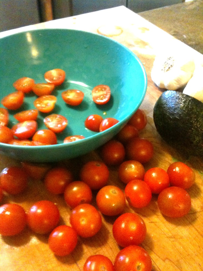 Sliced Cherry Tomatoes